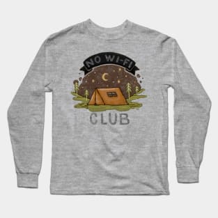 NO WI-FI CLUB Long Sleeve T-Shirt